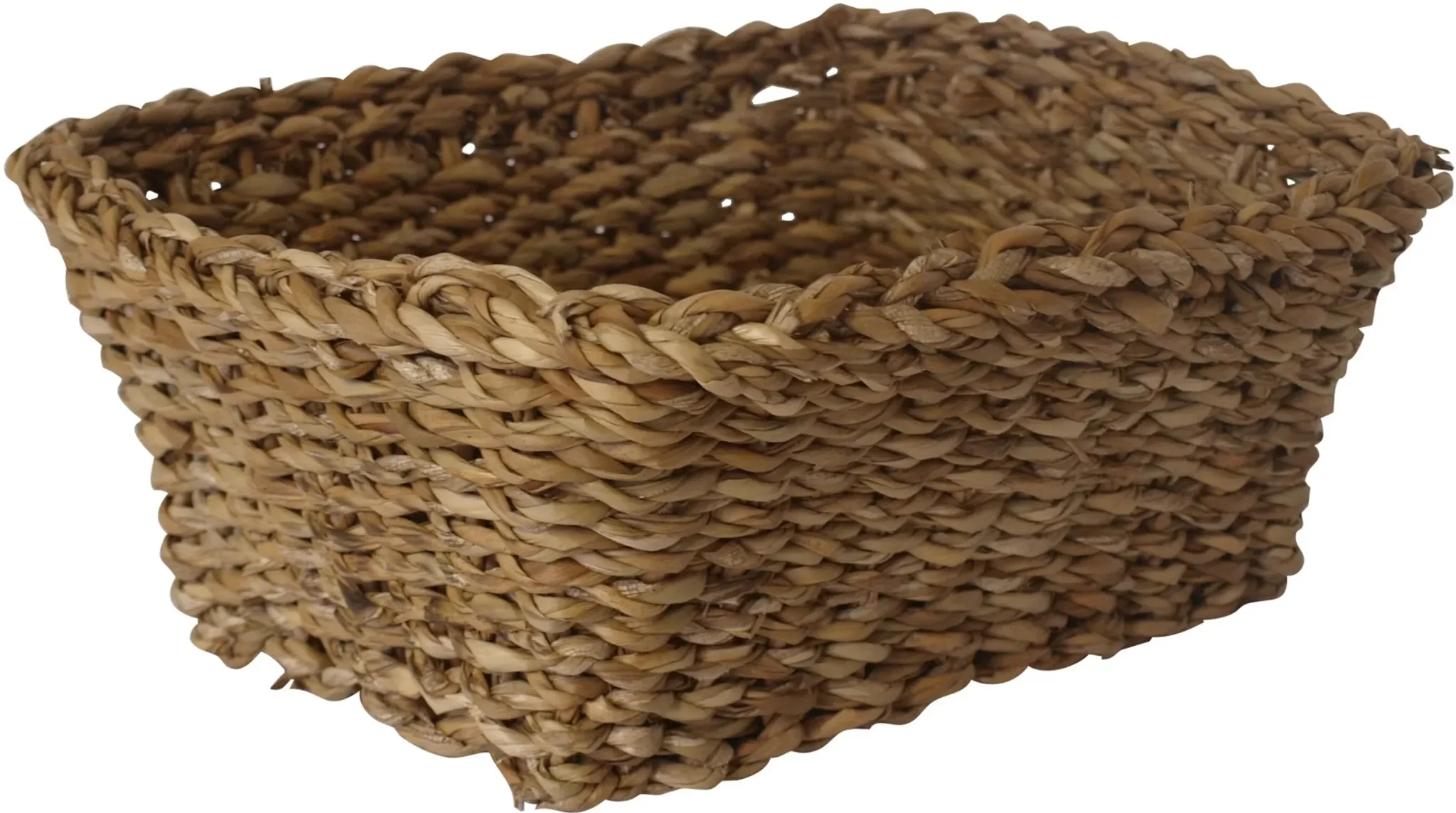 Seegraskorb quadratisch – hoch, Größe M, 22 × 22 × 17 cm